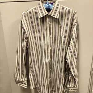 Alan Flusser Striped Men's Dress Shirt